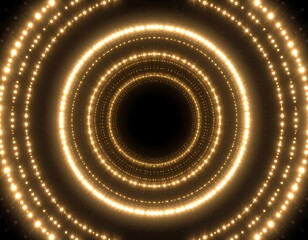 Golden glowing circles