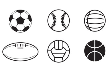 Football Silhouette SVG Bundle | American Football Clipart for Cricut & Silhouette