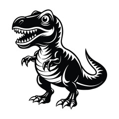 Dinosaur Trex Head Mascot SVG