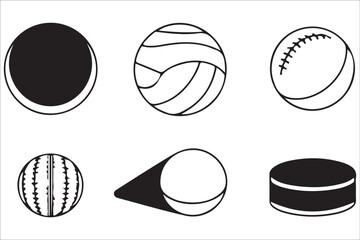 Fototapeta premium Football Silhouette SVG Bundle | American Football Clipart for Cricut & Silhouette