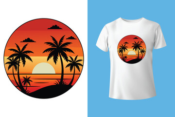 Santa ready to surfing vector art illustration