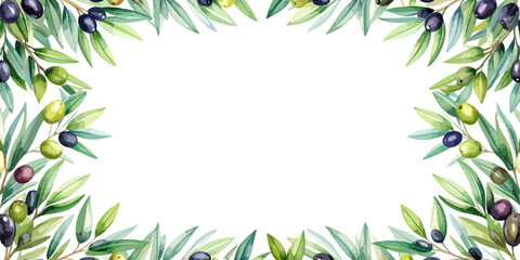 Fototapeta premium Green grass and leaves frame creates a natural border with spring leaves.