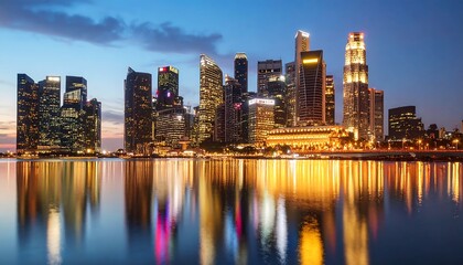 Fototapeta premium City skyline at dawn (2)