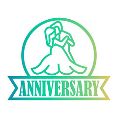 love Line Gradient Icon