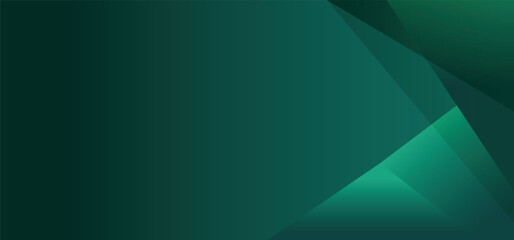 Modern dark emerald green abstract border background
