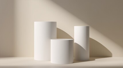 Clean 3D Display Pedestals with Gradient Light