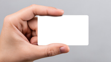 Obraz premium Finger tips holding up a clear white paper, isolated on transparent background for easy use.
