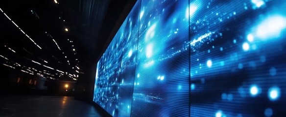 Floating LED Monitor Display