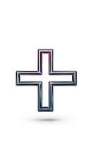 Obraz premium 3D plus symbol