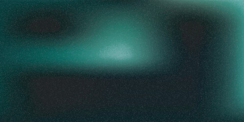 White green blurred gradient on dark grainy background, glowing light spot, copy space