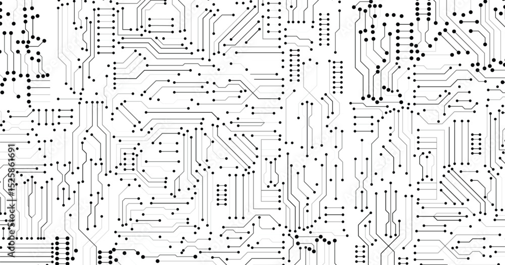Poster vector abstract circuit board. abstract futuristic circuit board illustration. circuit board pattern
