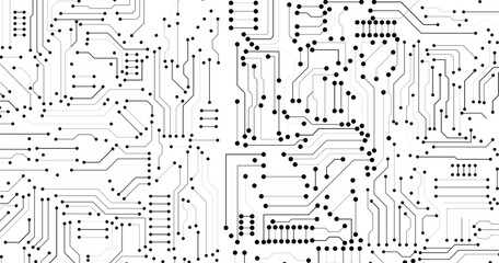 Vector abstract circuit board.