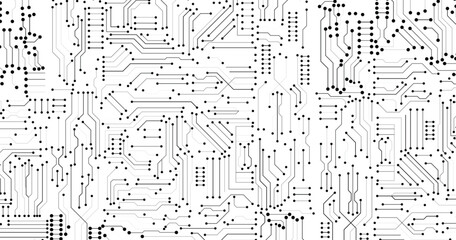 Vector abstract circuit board. Abstract futuristic circuit board Illustration.  Circuit board pattern for technology background. Vector illustration.