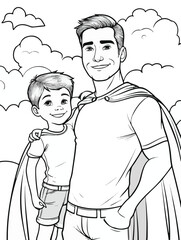 dad is  my superhero