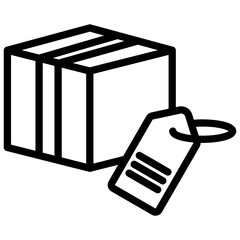 product labeling line icon