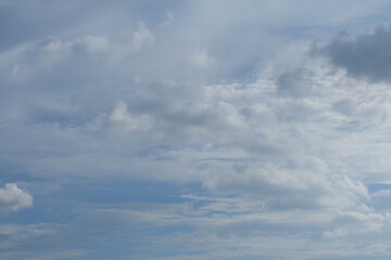 Clouds in the blue sky