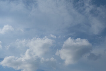 Clouds in the blue sky
