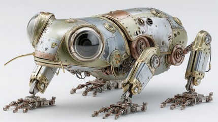 Steampunk Frog Robot