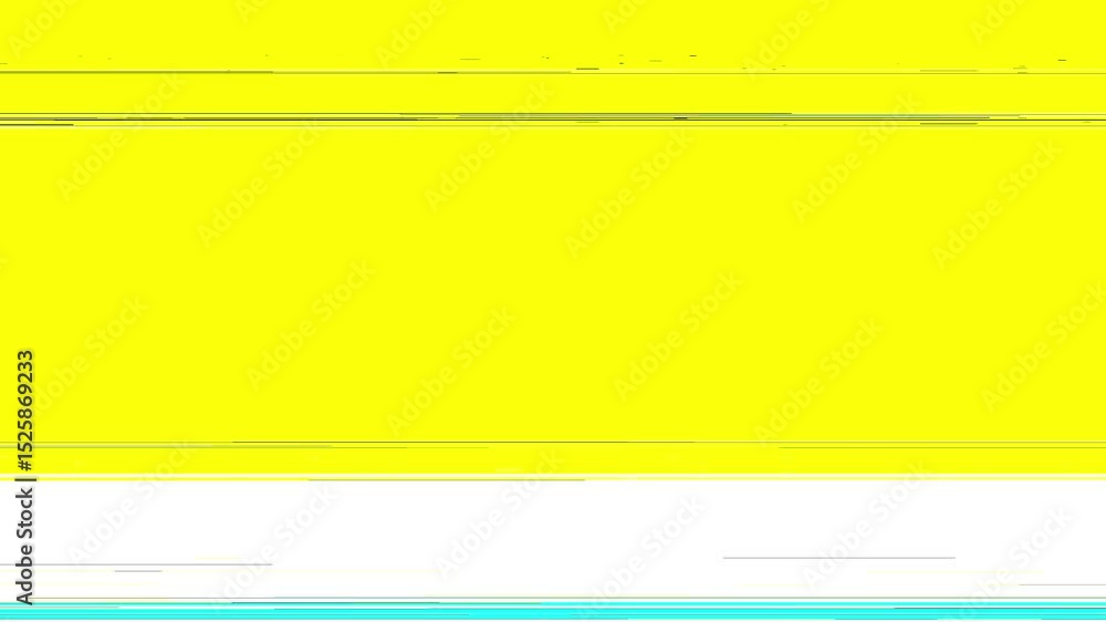 Poster colored glitch tape overlay background with rgb distortion and retro vhs effect