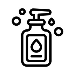 body lotion line icon