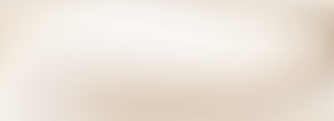 Smooth wavy beige gradient background. Silky nude color texture for banner, presentation, flyer, graphic design. Soft neutral liquid wallpaper. Vector abstract blurred fawn pearl backdrop cover