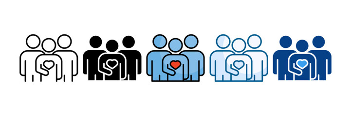 Giving Icon Set Multiple Style Collection