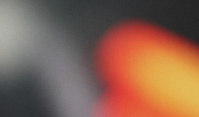 vibrant gradient of red, orange, yellow, and white with grain noise texture, ideal for creative...