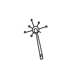 Magic wand line icon