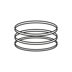 stack of empty plates