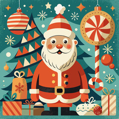 retro-style-christmas-postcard-with-santa-and-deco