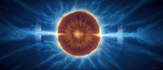 Obraz premium Abstract celestial eye