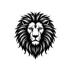 Vector logo of a lion king head wearing a crown suitable for use as an esport logo