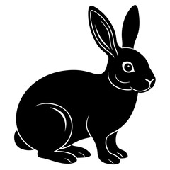 Obraz premium vector illustration of a rabbit
