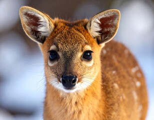 Fototapeta premium Close-up of a fawn