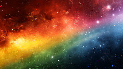 outer space rainbow neon galaxy