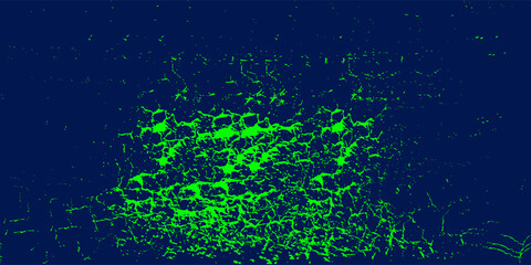 Green and blue grunge. dynamic texture for sports, expression. Distress overlay texture background. Hand draw art surface dust, rough dirty wall background concept. worn, torn, sport textura. Vector