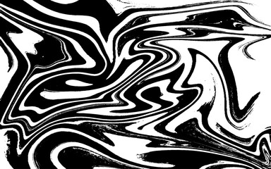 Abstract background with a black and white warped pattern