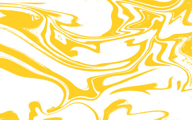 Liquify yellow abstract background wallpaper photo premium vector.