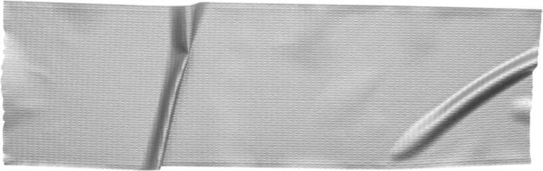 Gray adhesive sticky tape isolated on white background