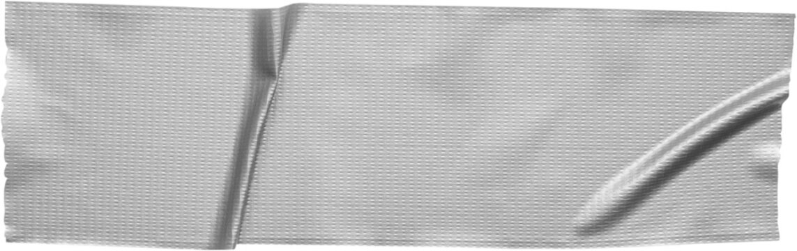 Gray adhesive sticky tape isolated on white background