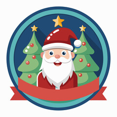 vector-badge-with-santa-and-christmas-tree