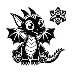 Little dragon svg