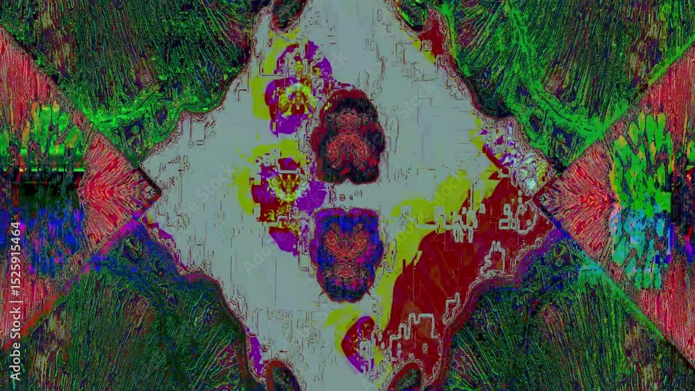 Poster grunge glitch background with abstract distortion and noisy texture for creative editing