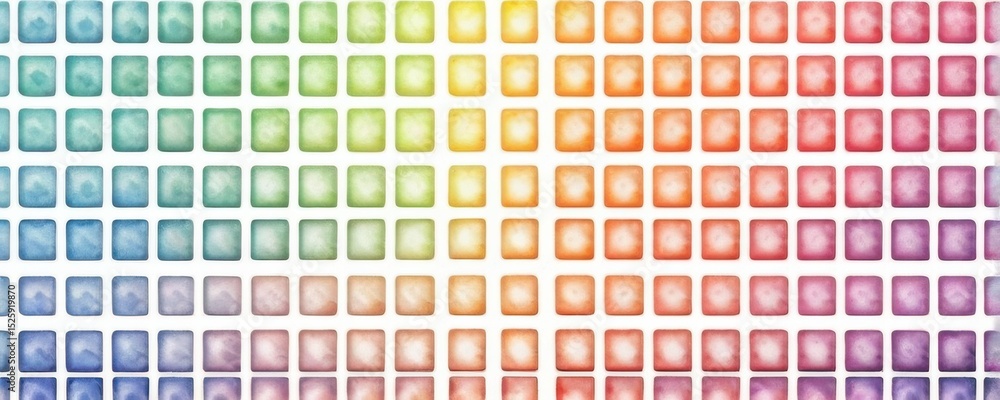 Poster abstract color grid gradient squares and soft texture