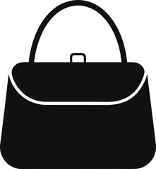 vector illustration of a Vanity bag