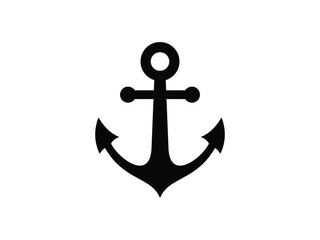 Anchor Vector Illustration, Nautical Emblem