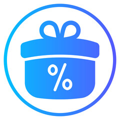 gift gradient icon