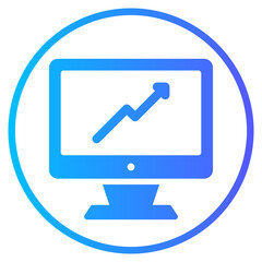 performance gradient icon
