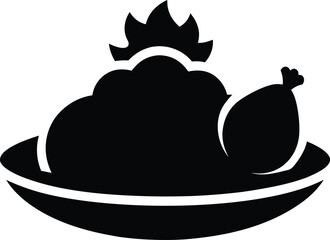 Plate vector illustration