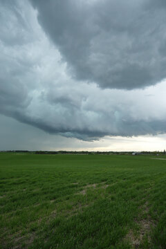Developing volatile tornadogenesis conditions after the deformation of the updraft base by the RFD cut.